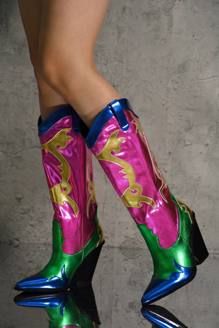 rock star royal mid calf flame point boots ROCK STAR ROYAL Mid-Calf Flame Point Boots 1