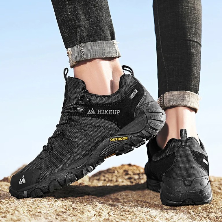 HIKEUP Non-slip Hiking Breathable Resistant Splashproof Climbing Shoes 4