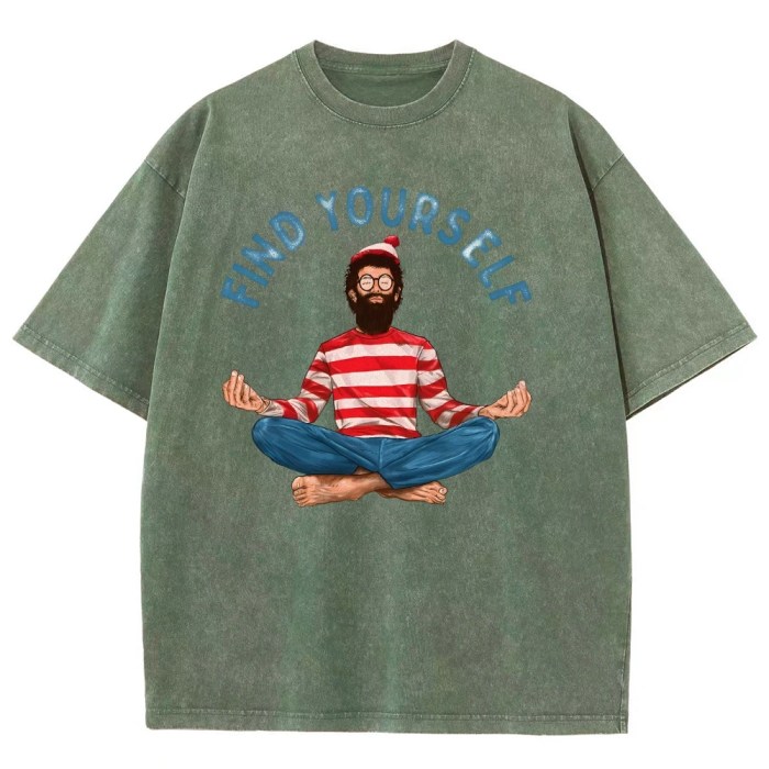 find yourself where's wally oversized t shirt Find Yourself Where's Wally Oversized T Shirt 5