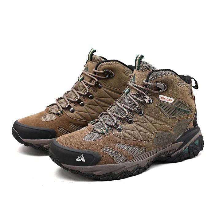 HIKEUP Winter High Top Suede Outdoor Hiking Boots