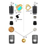 staresso coffee maker red dot award winner portable espresso cappuccino quick cold brew manual coffee maker machines all in one pink Coffee Brewer