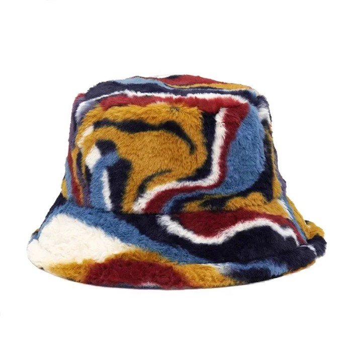 unisex fluffy fur winter bucket hat – fisherman cap Unisex Fluffy Fur Winter Bucket Hat – Fisherman Cap 2