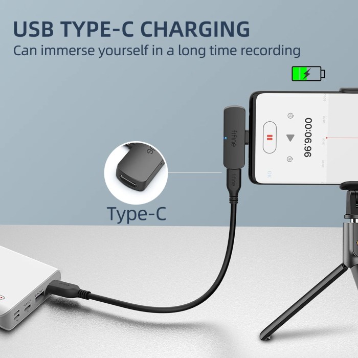 fifine wireless lavalier recording microphone,type c mini mic for mobile phone/tablet/laptop,live streams/vlog/interview m6 FIFINE Wireless Lavalier Recording Microphone,Type-C Mini MIC for Mobile Phone/Tablet/Laptop,Live Streams/Vlog/Interview-M6 6