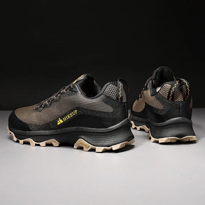 HIKEUP Outdoor Running Shoes Men Women Anti-skid Hiking Camping Sports Trail Sneakers 3