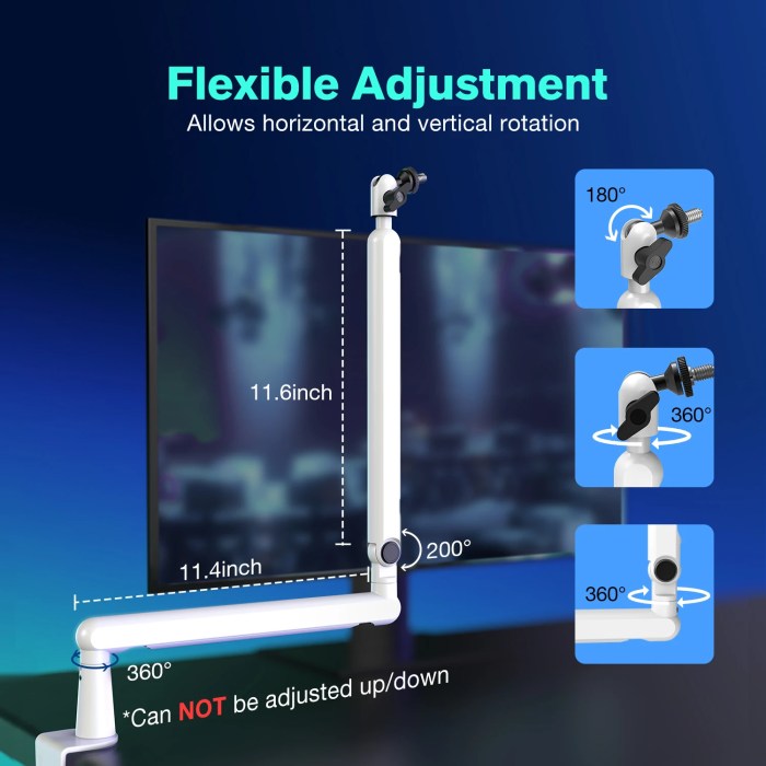 fifine low profile boom arm microphone stand with desk mount/cable managment, adjustable mic boom FIFINE Low-profile Boom Arm Microphone Stand with Desk Mount/Cable Managment, Adjustable Mic Boom 3