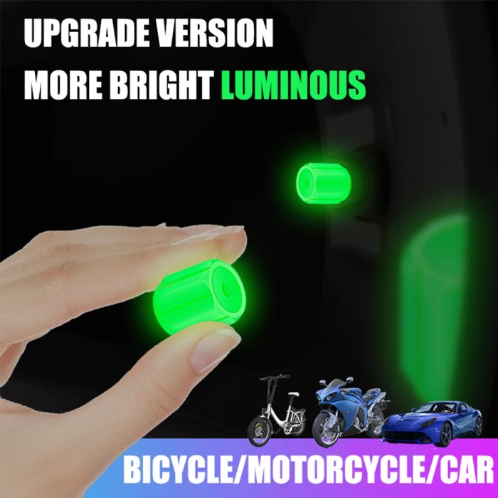 4/8/16pcs luminous car tire valve caps – universal air valve caps for cars, motorcycles & bicycles 4/8/16pcs Luminous Car Tire Valve Caps – Universal Air Valve Caps for Cars, Motorcycles & Bicycles 2