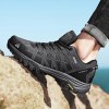 HIKEUP New Arrival Mens Hiking Shoes Breathable Lace Up Trekking 4