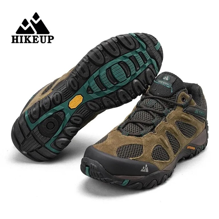 HIKEUP Men Shoes Breathable Splashproof Outdoor Hiking Shoes 4