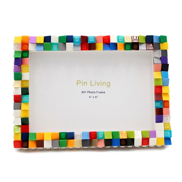 diy children's photo frame – creative building block photo frame for desk decoration DIY Children's Photo Frame – Creative Building Block Photo Frame for Desk Decoration