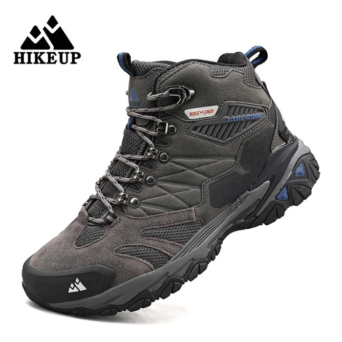 HIKEUP Winter High Top Suede Outdoor Hiking Boots 2
