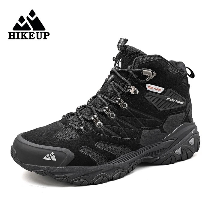 HIKEUP Winter High Top Suede Outdoor Hiking Boots 3