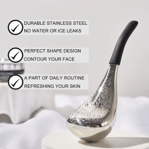 ice globes facial skin care tool – stainless steel cryo sticks for face & eyes, cooling spa cold roller Ice Globes Facial Skin Care Tool – Stainless Steel Cryo Sticks for Face & Eyes, Cooling Spa Cold Roller 2