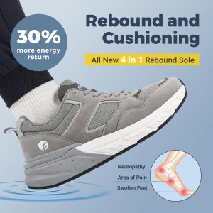 FitVille Men's New Running Shoes – 4E Wide Width Sneakers with Arch Support 4