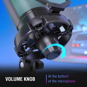 FIFINE USB Gaming Microphone PC PS4 PS5 MAC,Suit for Podcasters/Gamers/Influencers/Home studio 3