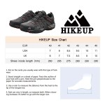 HIKEUP Men's Hiking Shoes Suede Leather 6