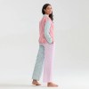 women's striped panel candy pyjama set Women's Striped Panel Candy Pyjama Set 4