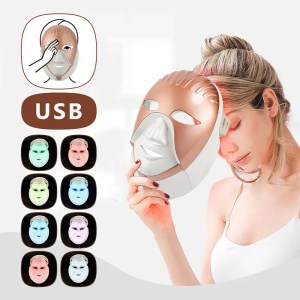 Foreverlily Mascarilla facial LED Wireless 7 Colors Photon Skin Care Beauty Machine Masque pour le visage 1