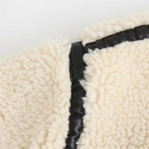 Women's Faux Fur Moto Jacket – European Winter Style Autumn Coat 5