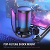 FIFINE USB Gaming Microphone PC PS4 PS5 MAC,Suit for Podcasters/Gamers/Influencers/Home studio 4
