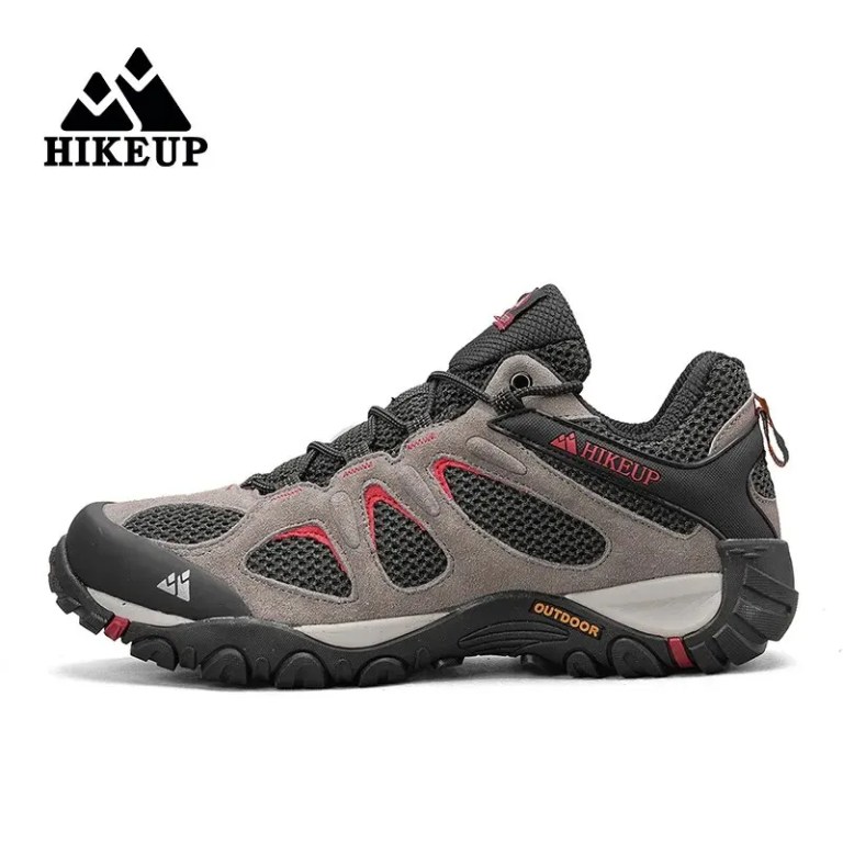 HIKEUP Men Shoes Breathable Splashproof Outdoor Hiking Shoes 2