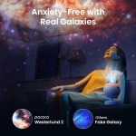 POCOCO Galaxy Projector Galaxy Light Projector Star Projector Night Light Lamp with High-Definition Soft Light for Children\'s 3