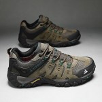 HIKEUP Men's Hiking Shoes Suede Leather 5