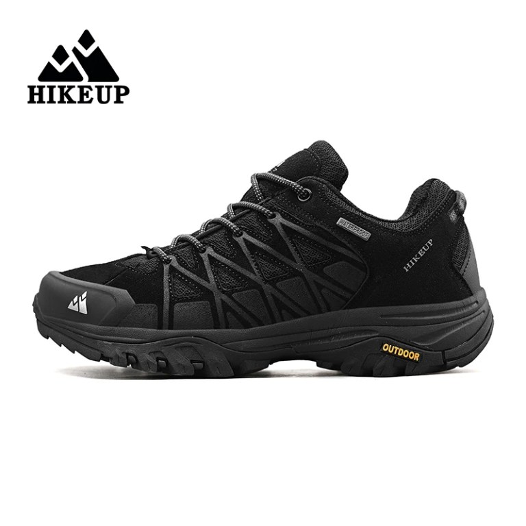 HIKEUP New Arrival Mens Hiking Shoes Breathable Lace Up Trekking 3