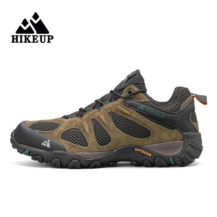 HIKEUP Men Shoes Breathable Splashproof Outdoor Hiking Shoes 3
