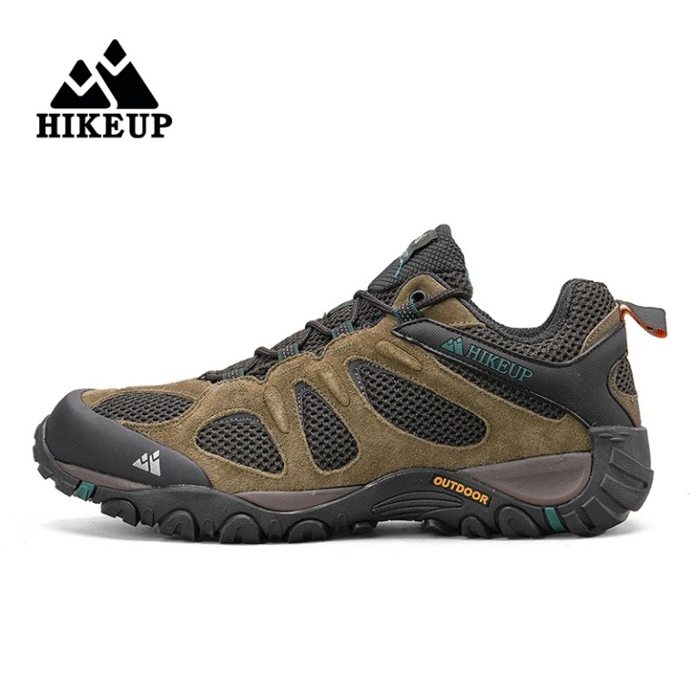 HIKEUP Men Shoes Breathable Splashproof Outdoor Hiking Shoes 3