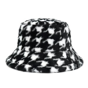 unisex fluffy fur winter bucket hat – fisherman cap Unisex Fluffy Fur Winter Bucket Hat – Fisherman Cap 4