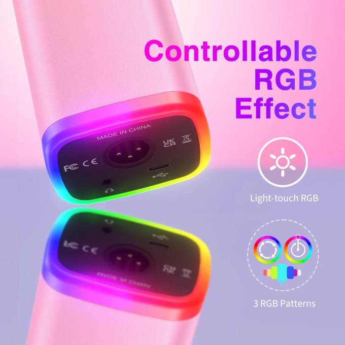 fifine usb/xlr dynamic microphone with rgb control/headphone jack/mute,mic for pc gaming youtube live streaming FIFINE USB/XLR Dynamic Microphone with RGB Control/Headphone Jack/Mute,MIC for PC Gaming YouTube Live-Streaming 5