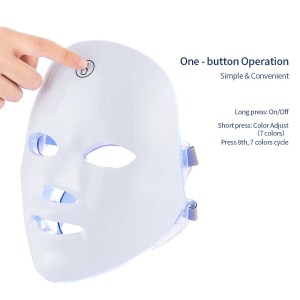 Rechargeable 7-Color LED Facial Mask – Skin Rejuvenation & Face Lifting Beauty Device 3