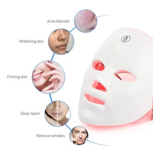 Rechargeable 7-Color LED Facial Mask – Skin Rejuvenation & Face Lifting Beauty Device 4
