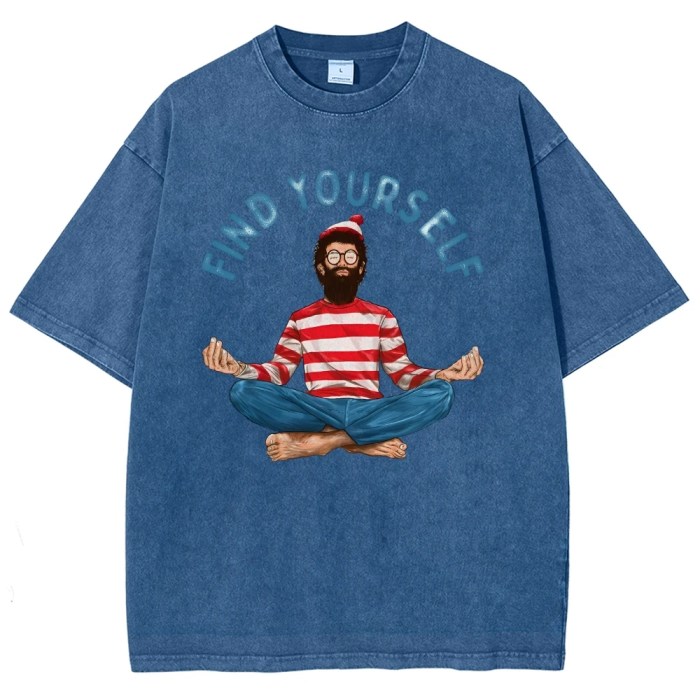 find yourself where's wally oversized t shirt Find Yourself Where's Wally Oversized T Shirt
