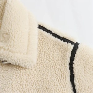 Women's Faux Fur Moto Jacket – European Winter Style Autumn Coat 4