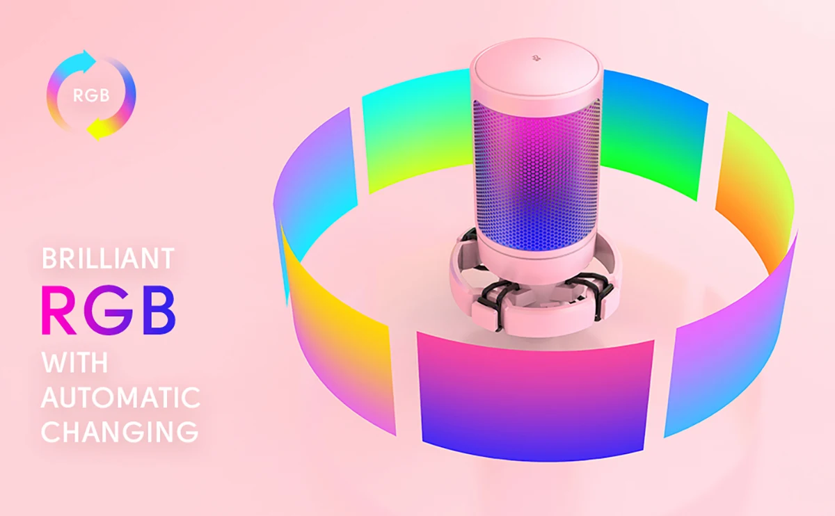 FIFINE USB Gaming Microphone Kit for PC,PS4/5 Condenser Cardioid Mic Set with Mute Button/RGB /Arm Stand FIFINE USB Gaming Microphone Kit for PC,PS4/5 Condenser Cardioid Mic Set with Mute Button/RGB /Arm Stand