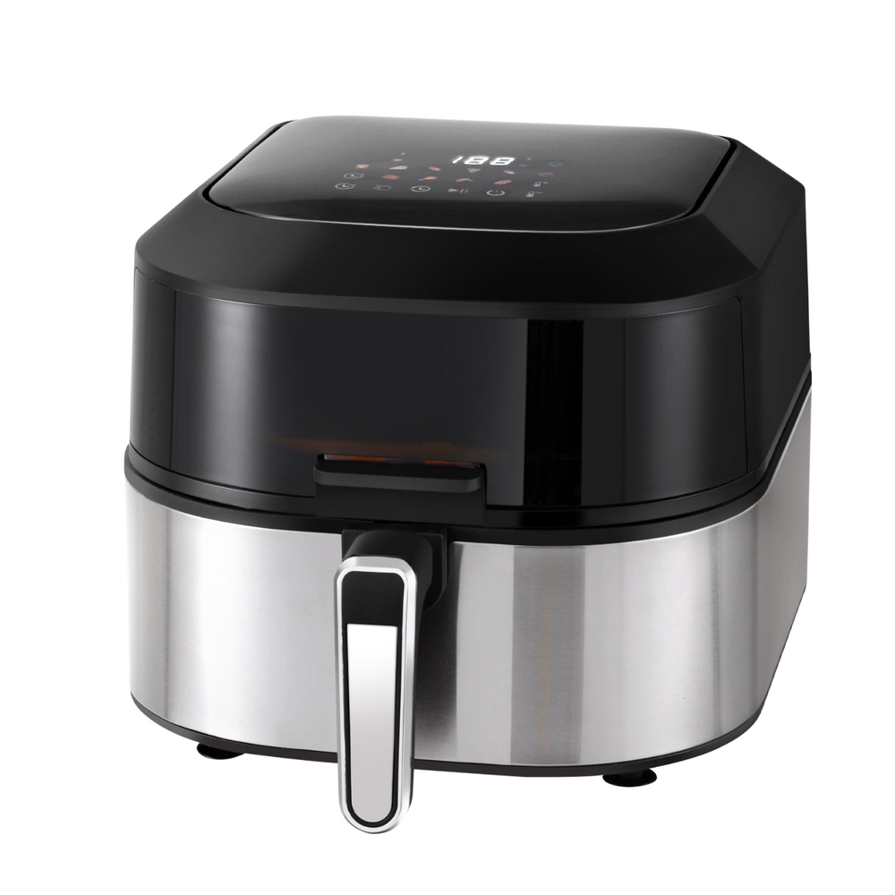 devanti 5.5l air fryer & grill lcd fryers 1500w