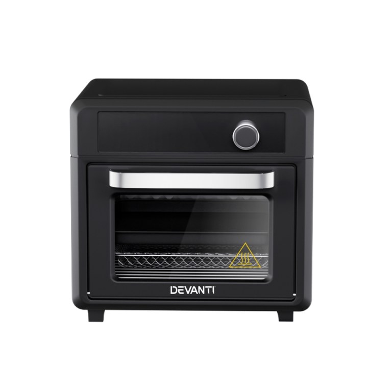 devanti air fryer 20l lcd fryers oven