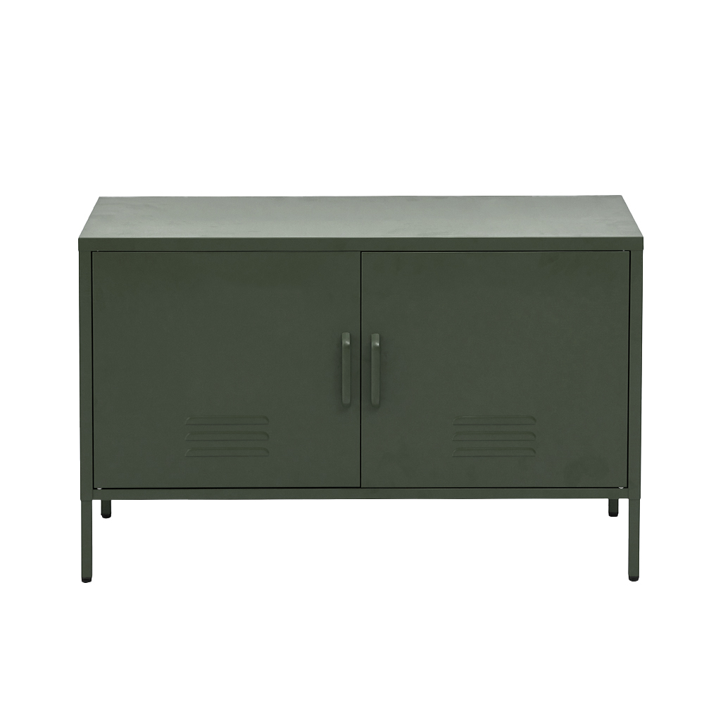 artiss buffet sideboard metal cabinet base green