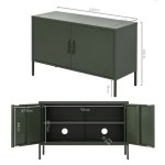 artiss buffet sideboard metal cabinet base green artiss buffet sideboard metal cabinet base green