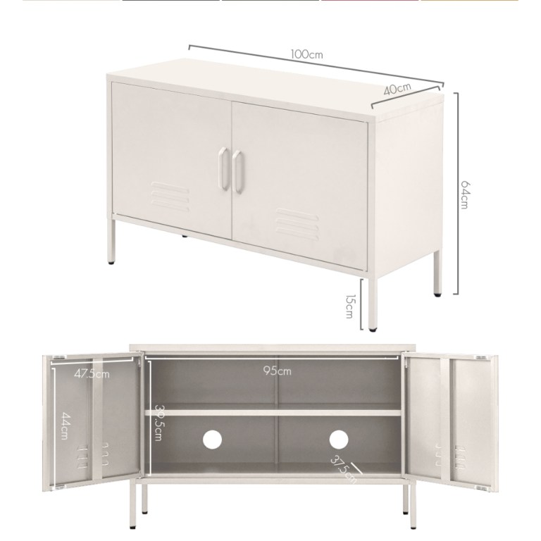 artiss buffet sideboard metal cabinet base white artiss buffet sideboard metal cabinet base white