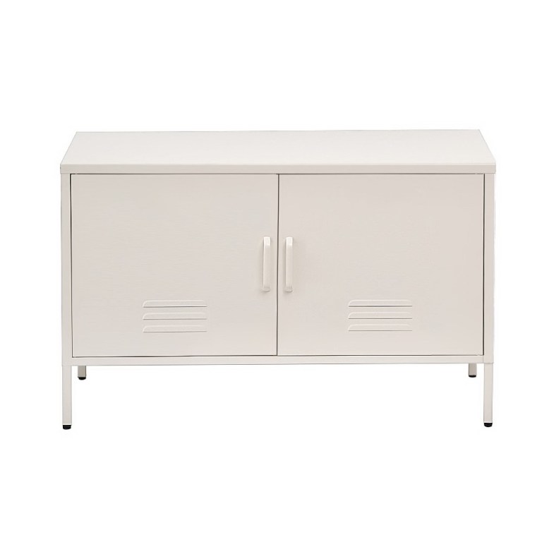 artiss buffet sideboard metal cabinet sweetheart white