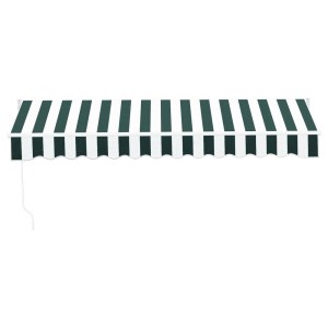 instahut retractable folding arm awning manual sunshade 3mx2.5m green white instahut retractable folding arm awning manual sunshade 3mx2.5m green white