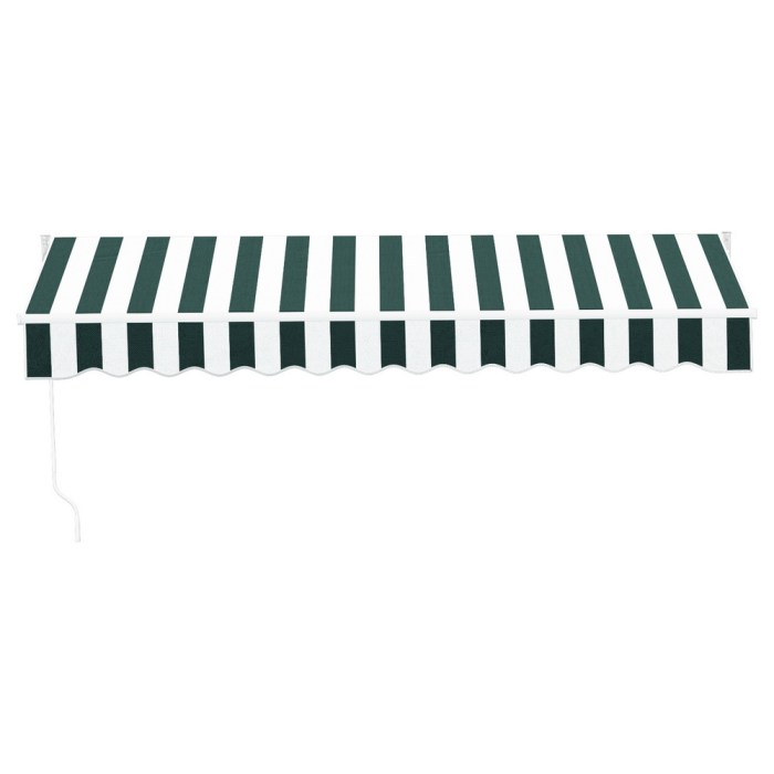 instahut retractable folding arm awning manual sunshade 3mx2.5m green white instahut retractable folding arm awning manual sunshade 3mx2.5m green white