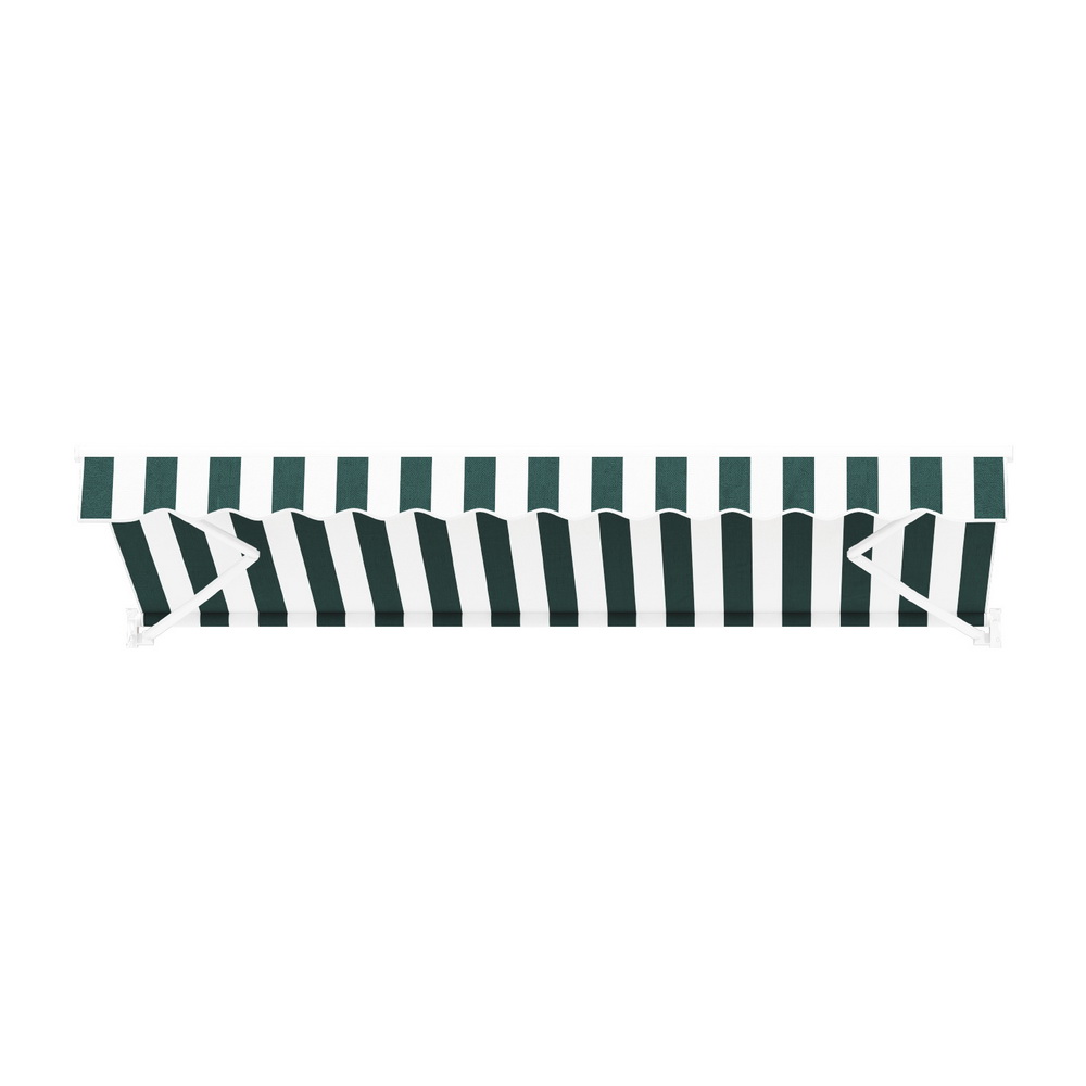 instahut retractable folding arm awning manual sunshade 3mx2.5m green white instahut retractable folding arm awning manual sunshade 3mx2.5m green white