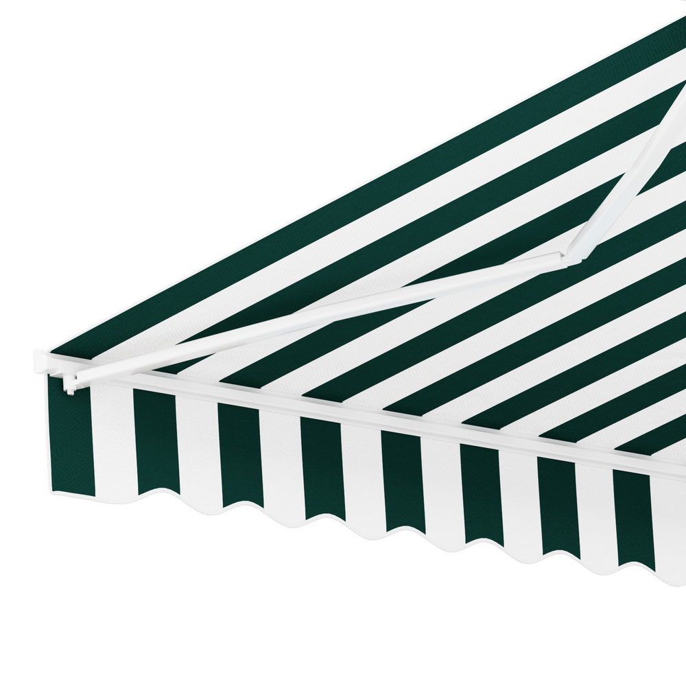 instahut retractable folding arm awning manual sunshade 3mx2.5m green white instahut retractable folding arm awning manual sunshade 3mx2.5m green white
