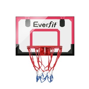 everfit 23 mini basketball hoop backboard door wall mounted sports kids red" everfit 23 mini basketball hoop backboard door wall mounted sports kids red"