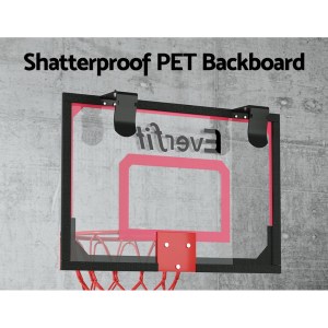everfit 23 mini basketball hoop backboard door wall mounted sports kids red" everfit 23 mini basketball hoop backboard door wall mounted sports kids red"