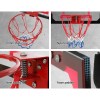 everfit 23 mini basketball hoop backboard door wall mounted sports kids red"