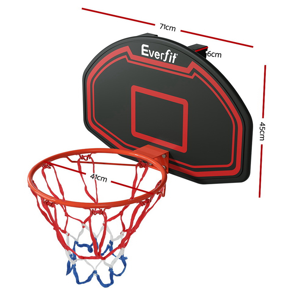 everfit 38 basketball hoop backboard door wall mounted ring net sports kids" everfit 38 basketball hoop backboard door wall mounted ring net sports kids"